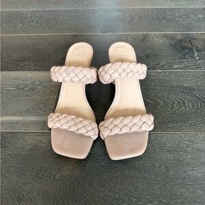 A New Day Women's Braided Sandals - Tan